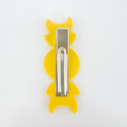 Hair Clip Yellow Moon Phases Hair Clips