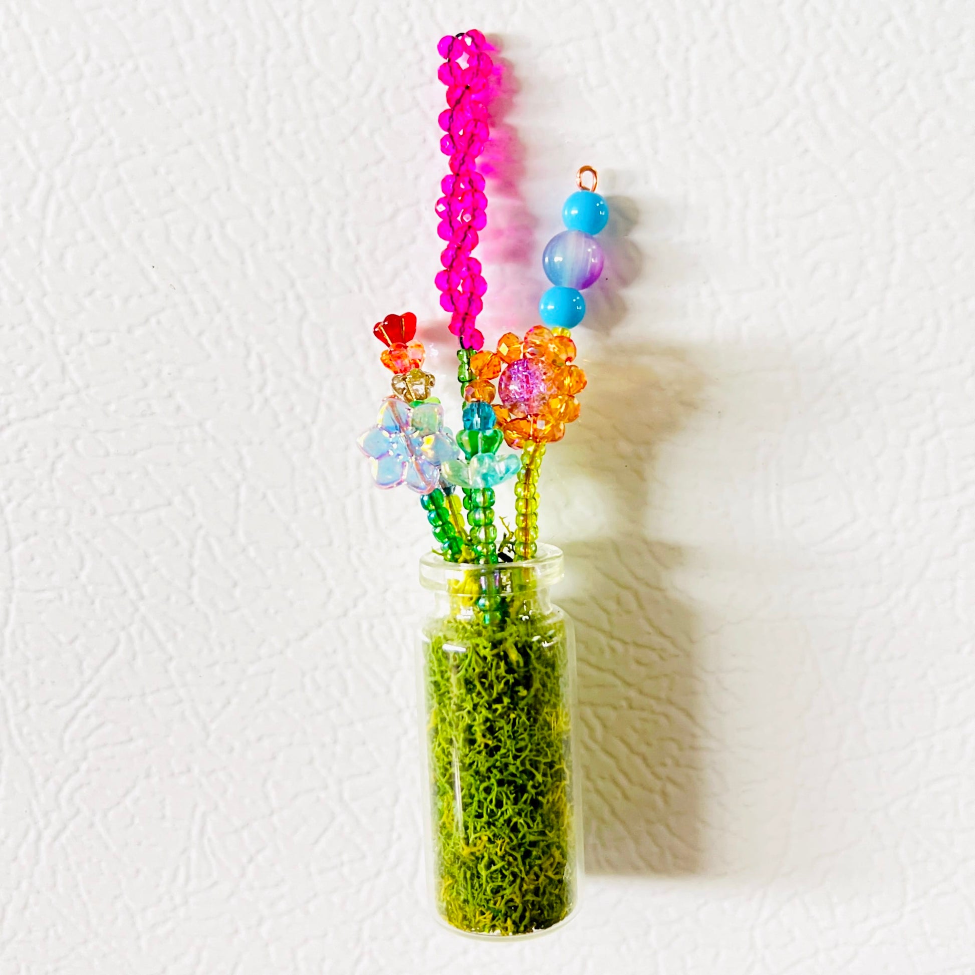 Magnets Mini Beaded Flower Bouquet MAGNET | Emaloe's Thingys
