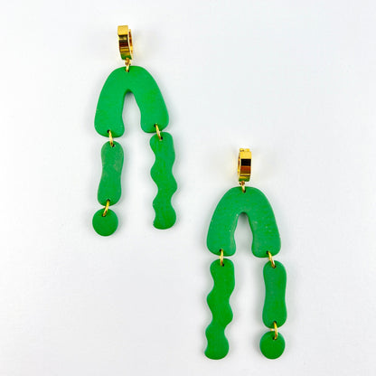 Squiggle Arch Earrings