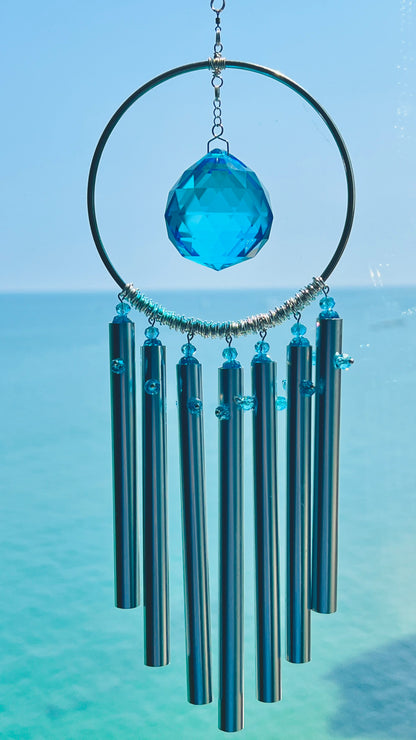 Suncatchers Aqua Dream Prism Chime – Crystal Suncatcher Wind Chime