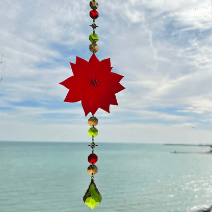 Suncatchers Poinsettia Suncatcher