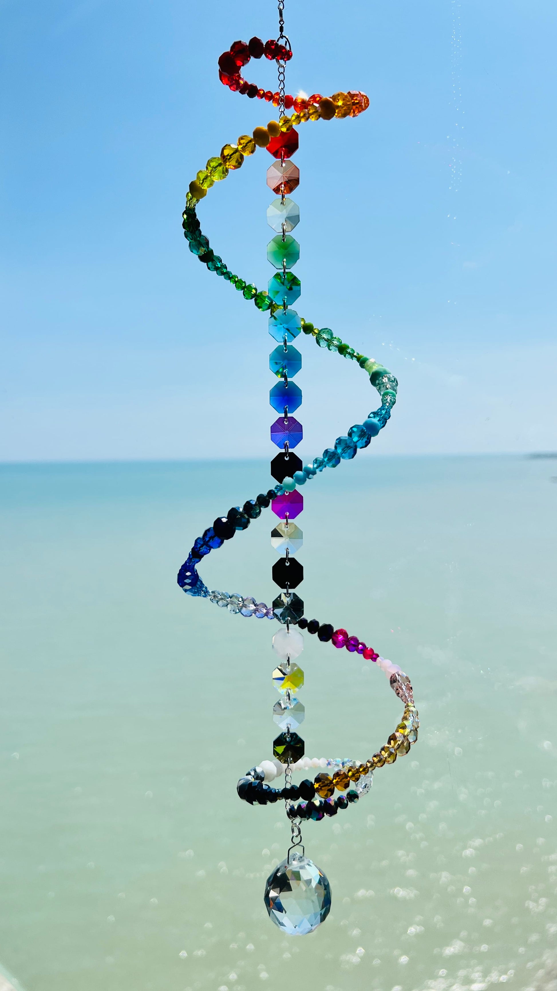 Suncatchers Prismatic Dreams Spiral Suncatcher