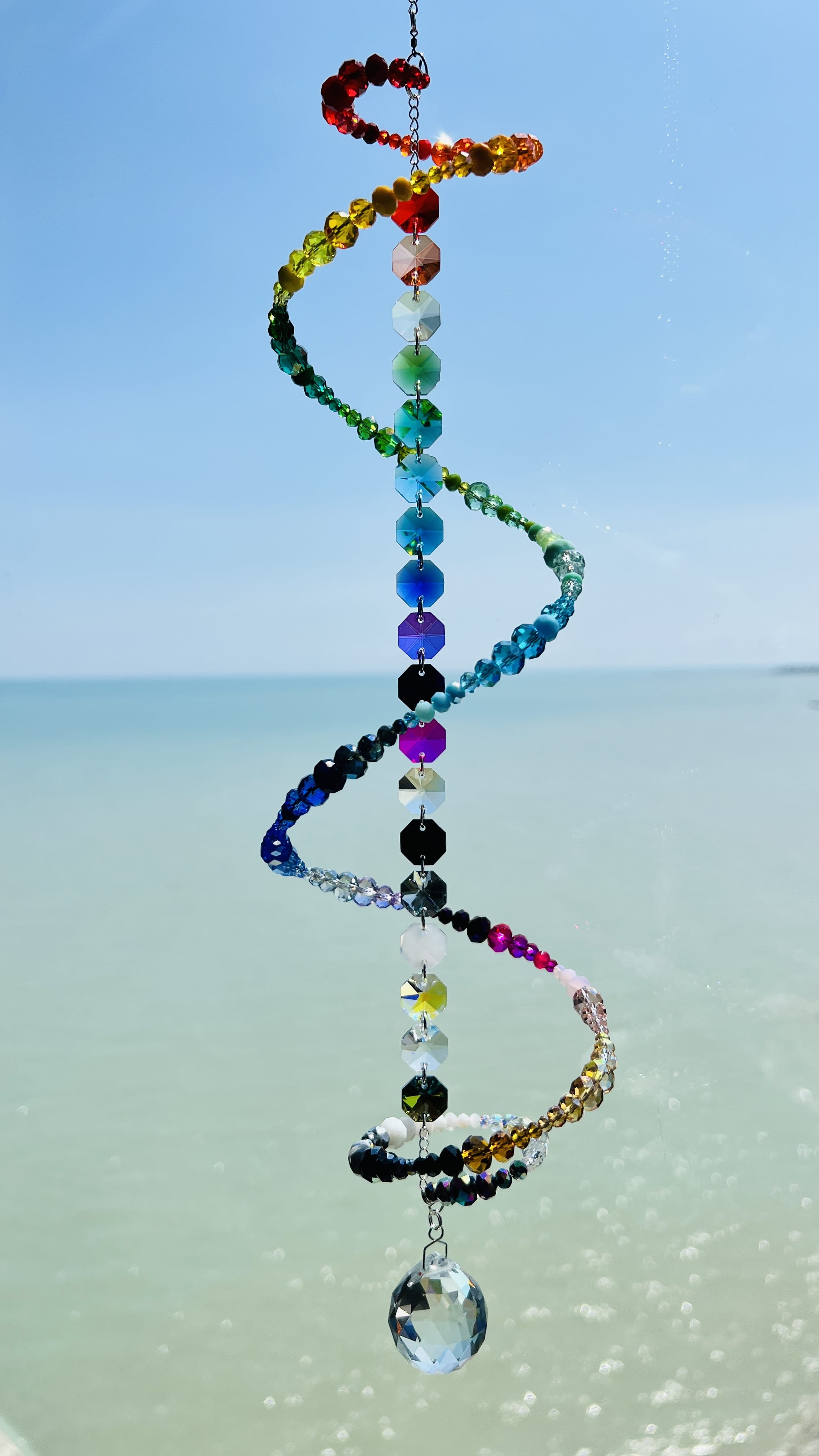 Suncatchers Prismatic Dreams Spiral Suncatcher