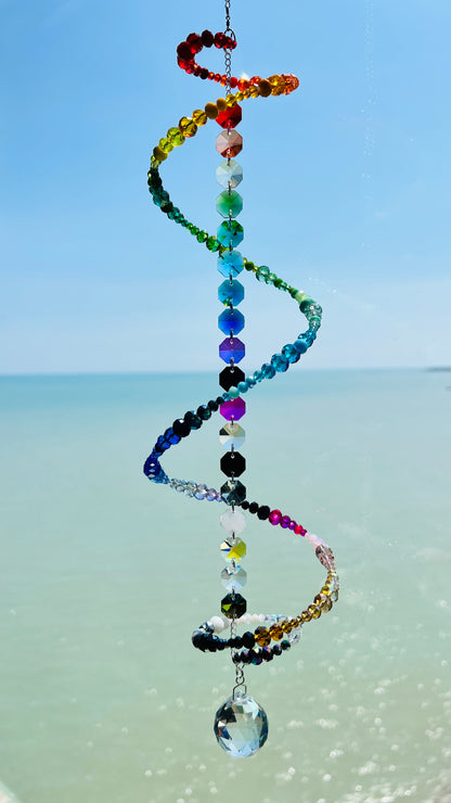 Suncatchers Prismatic Dreams Spiral Suncatcher