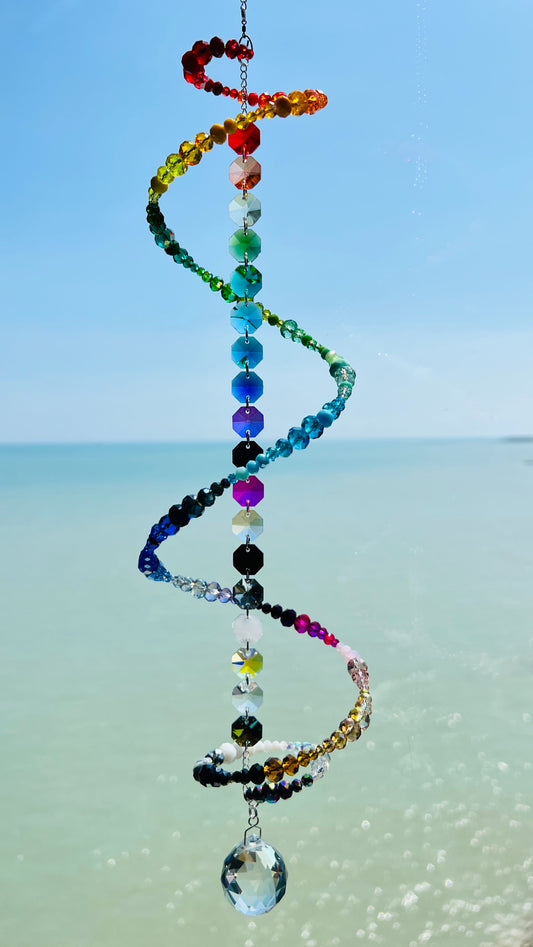 Suncatchers Prismatic Dreams Spiral Suncatcher