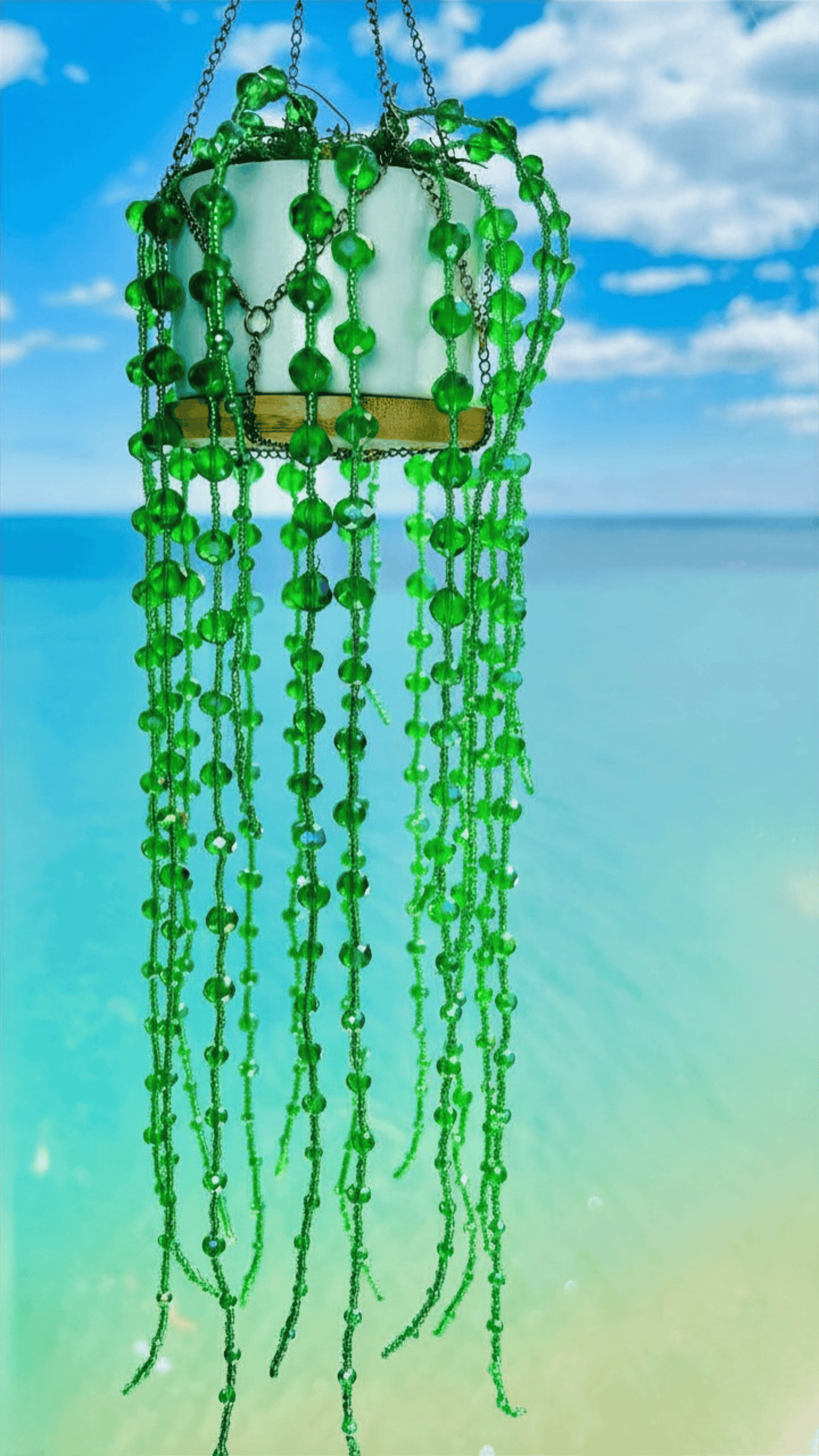 Suncatchers String of Pearls Forever Plant Suncatcher