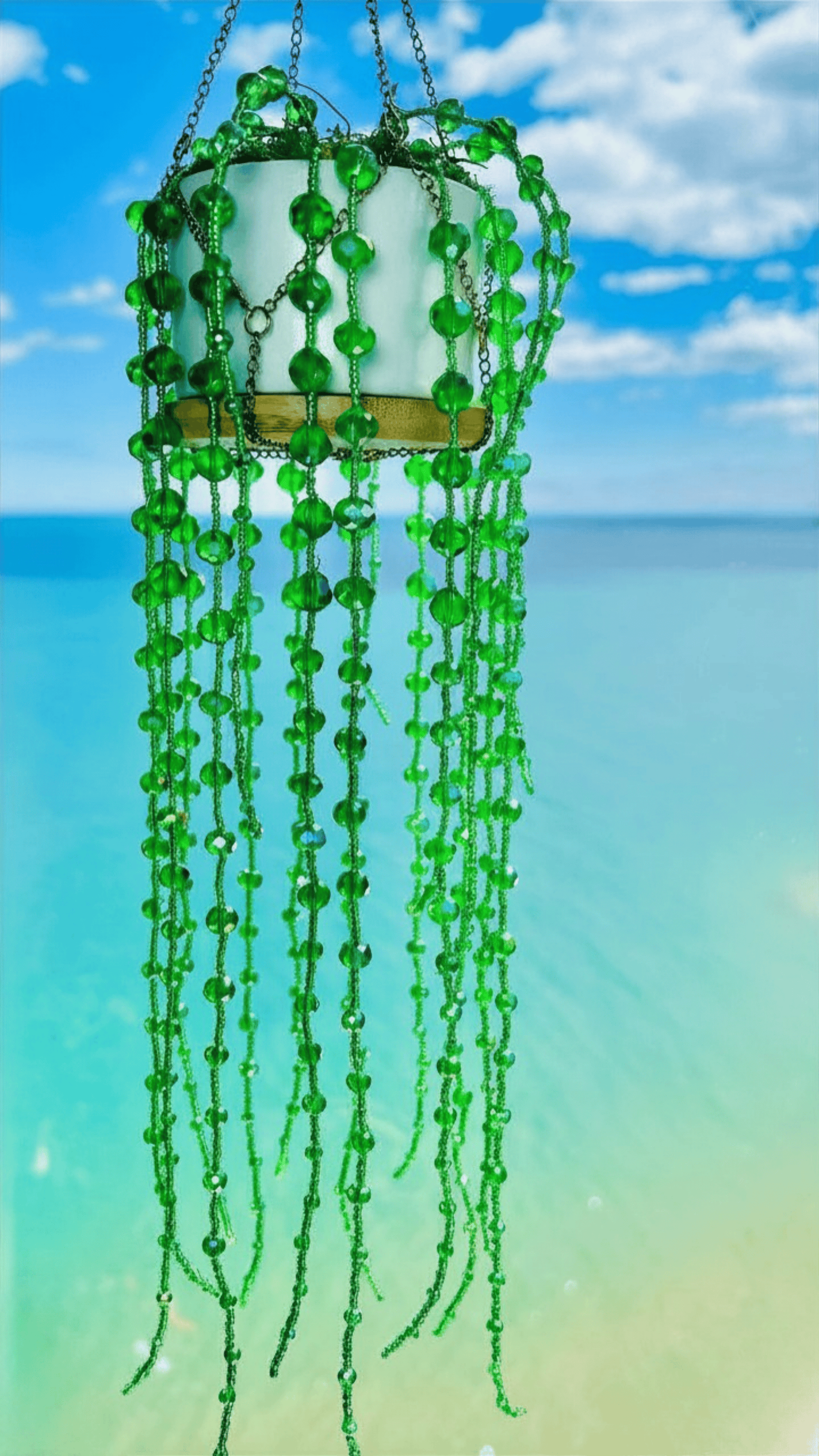 Suncatchers String of Pearls Forever Plant Suncatcher