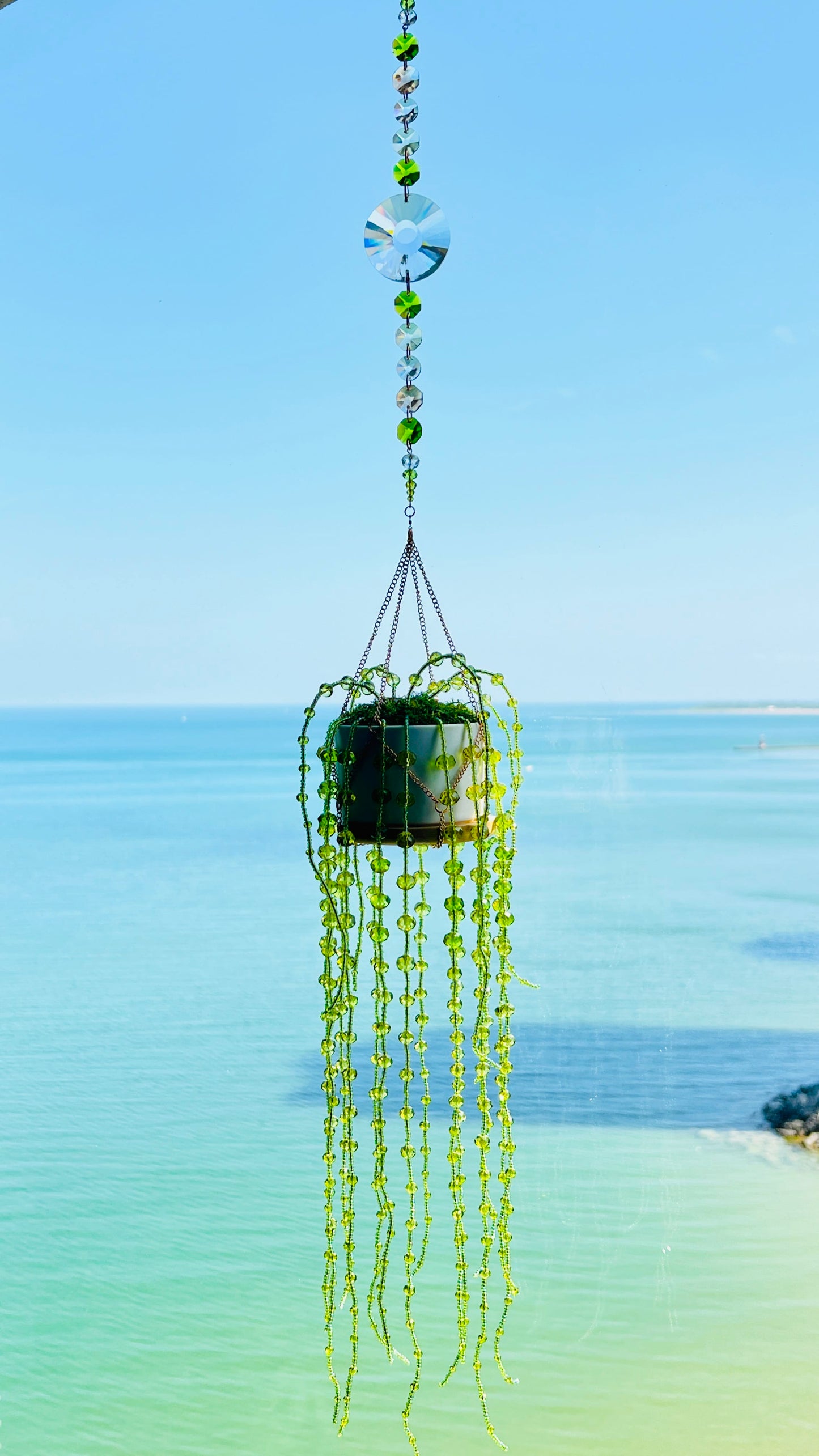 Suncatchers String of Pearls Forever Plant Suncatcher