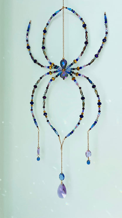 Suncatchers Twilight Web – Beaded Spider Suncatcher
