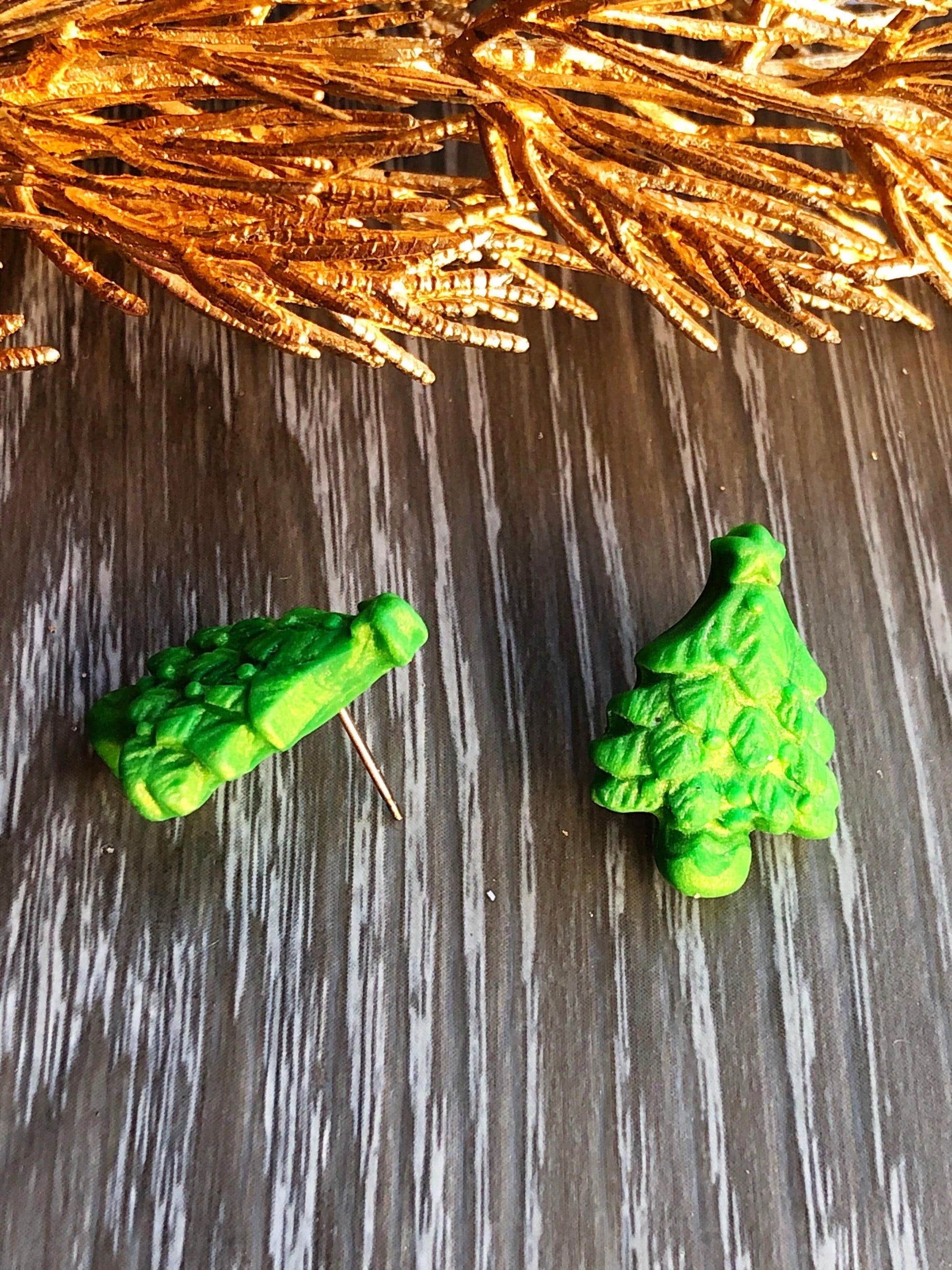 Earrings Christmas Tree Stud Earrings
