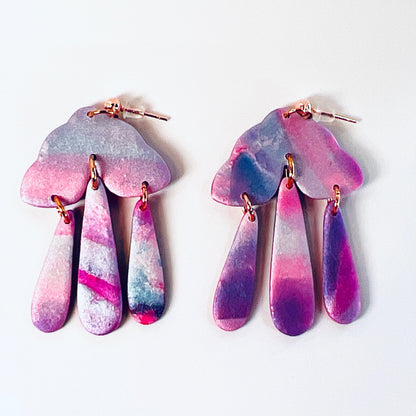 Earrings Nayeli - Pastel Scalloped Arch Earrings